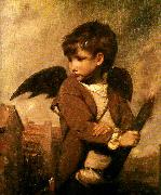 Sir Joshua Reynolds cupid as link boy Spain oil painting artist
